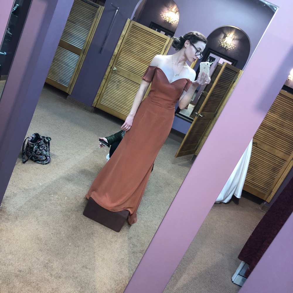 Mauve dress, size 4.